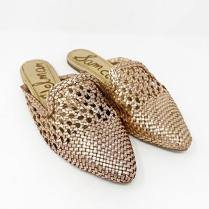 Sam Edelman rose gold mules